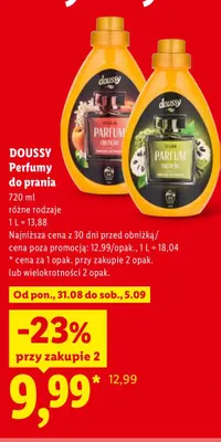 Perfumy do prania Doussy promocja w Lidl