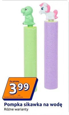Pompka sikawka na wodę promocja w Action