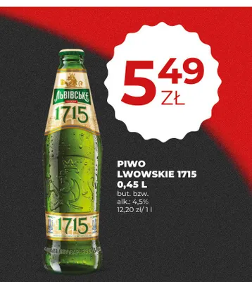 Piwo Lwowskie 1715 promocja w Duży Ben