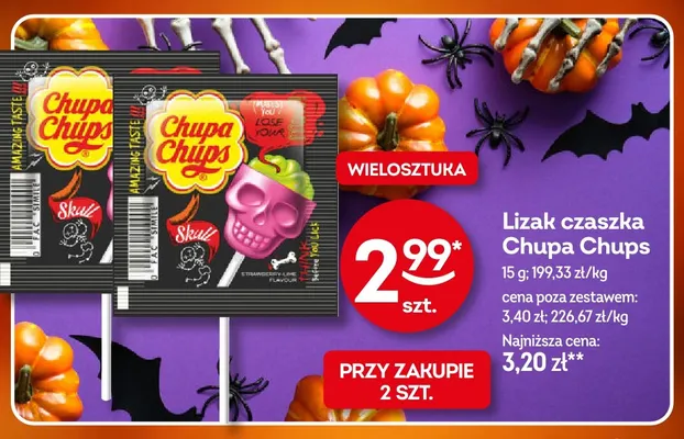 Lizak czaszka Chupa Chups promocja w Żabka