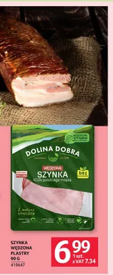 Szynka wędzona w plastrach Dolina Dobra promocja w Selgros
