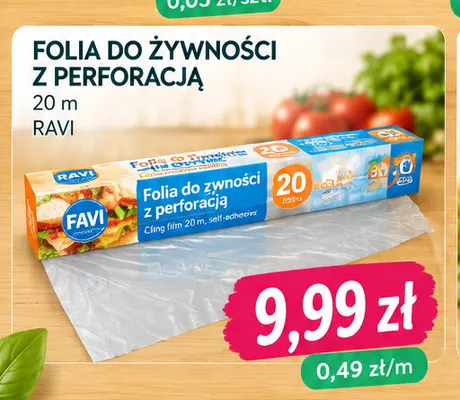 Folia do żywności z perforacją Ravi promocja w emma MARKET