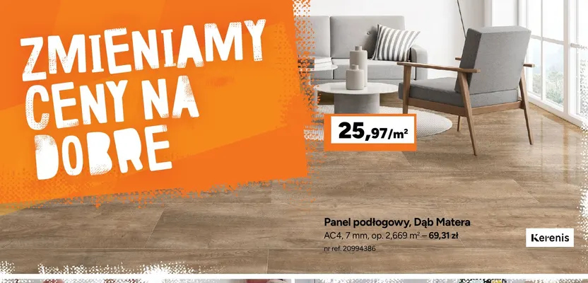 Panel podłogowy Dąb Matera Kerenis promocja w Bricoman