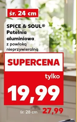 Patelnia aluminiowa SPICE & SOUL śr. 28 cm promocja w Kaufland