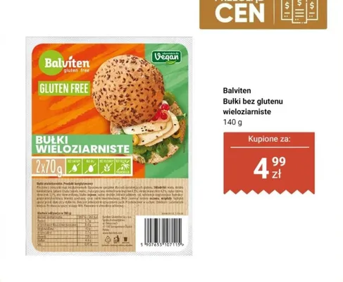 Bułki bez glutenu wieloziarniste promocja w Dino