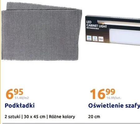 Oświetlenie szafy promocja w Action