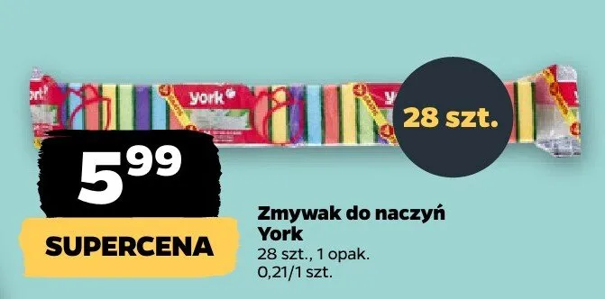 Zmywak do naczyń York promocja w Netto