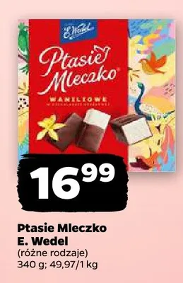 Ptasie Mleczko (różne rodzaje) promocja w Netto
