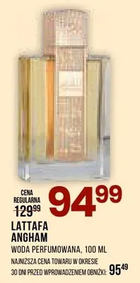 Woda perfumowana Angham promocja w Drogerie Natura