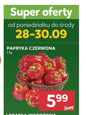 Papryka czerwona promocja w Stokrotka