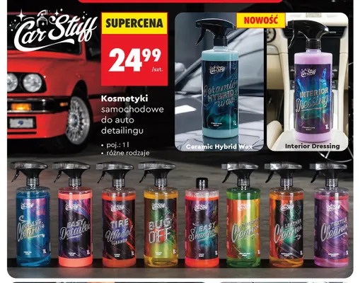 Kosmetyk samochodowy Ceramic Hybrid Wax Car Stuff promocja w Biedronka