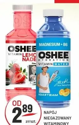 Napój niegazowany witaminowy Oshee promocja w Sedal