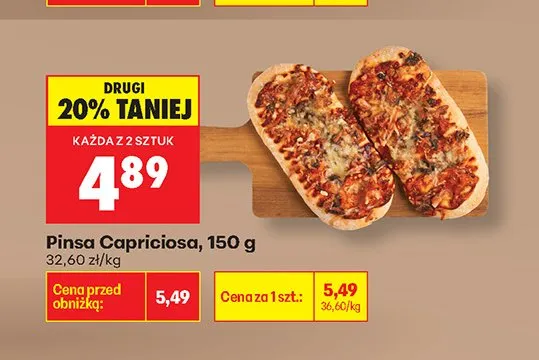 Pinsa Capriciosa promocja w Biedronka