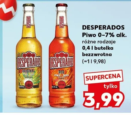 Piwo 0-7% alk. różne rodzaje promocja w Kaufland