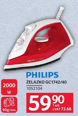 Żelazko PHILIPS GC1742/40 promocja w Selgros
