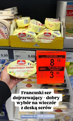 Francuski ser dojrzewający miękki Roi De Trefle promocja w Aldi