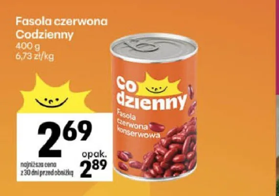 Fasola czerwona Codzienny promocja w Delikatesy Centrum
