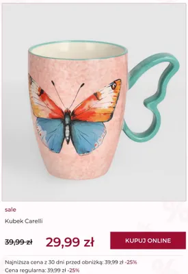Kubek Carelli promocja w home&you