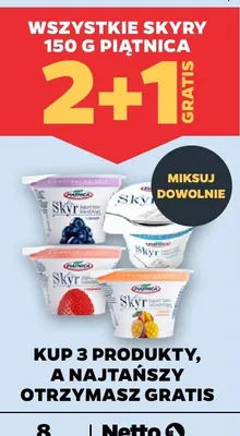 Jogurt śmietankowy bez laktozy Maluta promocja w Netto