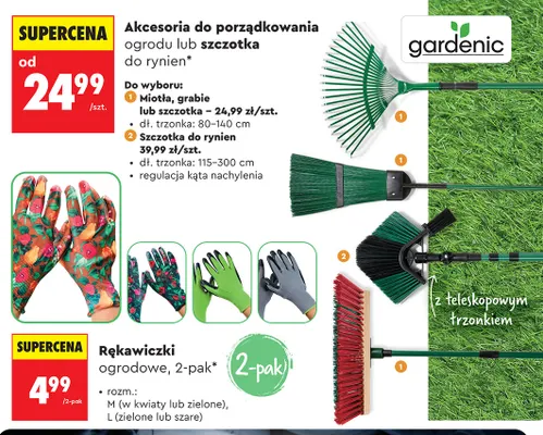 Miotła Gardenic promocja w Biedronka
