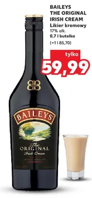 Likier kremowy Baileys The Original Irish Cream 17% alk. promocja w Kaufland