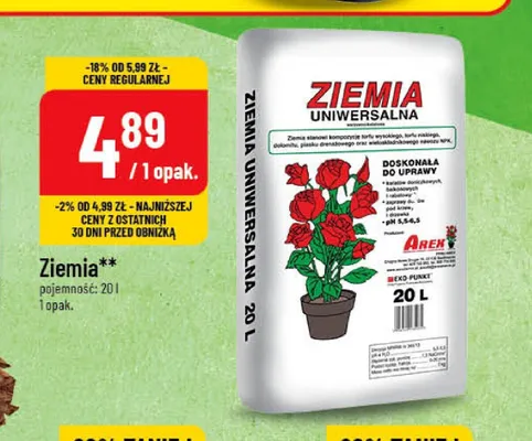 Ziemia uniwersalna Arex promocja w POLOmarket