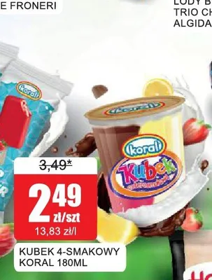Kubek 4-smakowy Koral promocja w Bingo