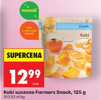 Kaki suszone promocja w Biedronka