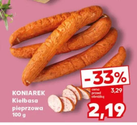 Kiełbasa pieprzowa promocja w Kaufland
