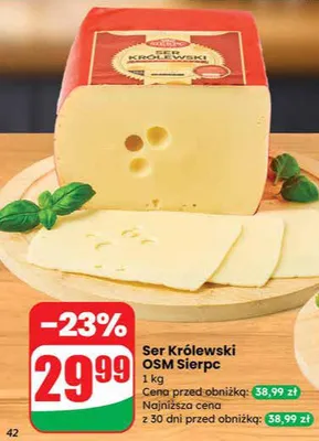 Ser Królewski  promocja w Dino