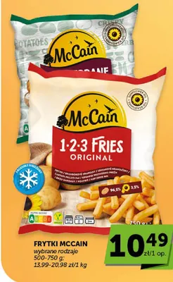 Frytki McCain 1-2-3 Fries Original promocja w Euro Sklep