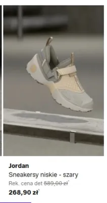 Sneakersy niskie Jordan szary promocja w Lounge by Zalando