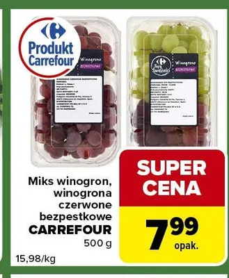 Winogrona CARREFOUR promocja w Carrefour Express