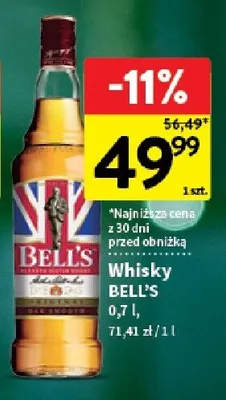 Whisky bell’s promocja w Intermarche