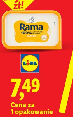 Margaryna Rama Classic promocja w Lidl
