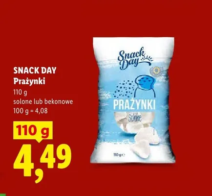 Prażynki solone Snack Day promocja w Lidl
