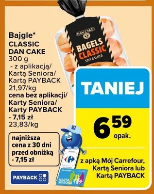 Ciasto classic dan cake promocja w Carrefour