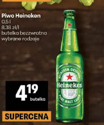 Piwo Heineken Original promocja w Delikatesy Centrum