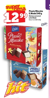 Ptasie Mleczko waniliowe E.Wedel promocja w TOPAZ