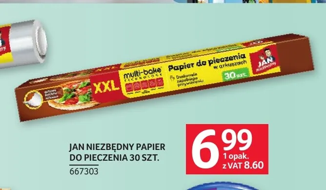 Papier do pieczenia Jan Niezbędny promocja w Selgros