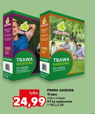 Trawa sportowa Prima Garden promocja w Kaufland
