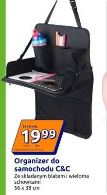 Organizer do samochodu ze składanym blatem i wieloma schowkami promocja w Action