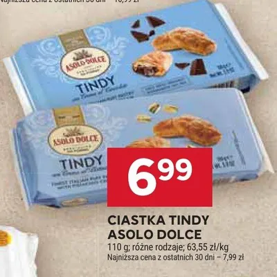 Ciastka Tindy Asolo Dolce promocja w Stokrotka
