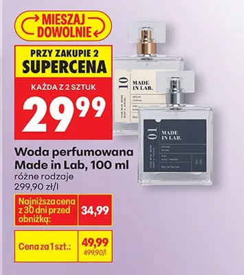 Woda perfumowana, różne rodzaje promocja w Biedronka