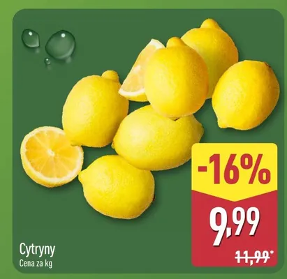 Cytryny promocja w Aldi