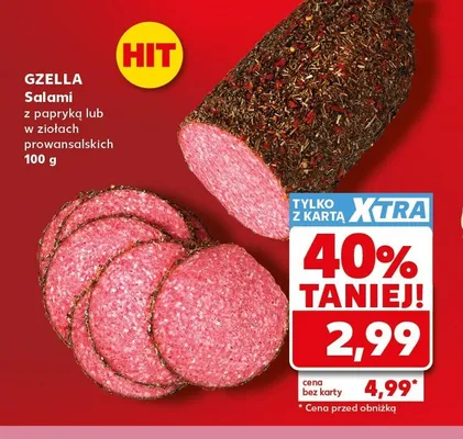 Salami Gzella promocja w Kaufland