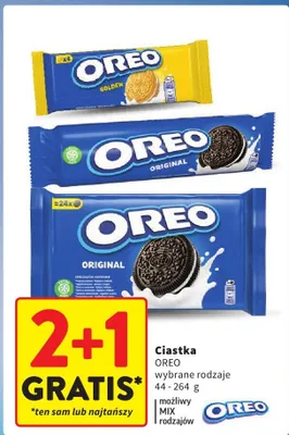 Ciastka Oreo Golden promocja w Intermarche