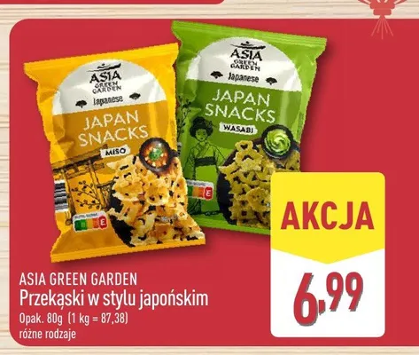 Przekąski w stylu japońskim ASIA GREEN GARDEN Miso promocja w Aldi