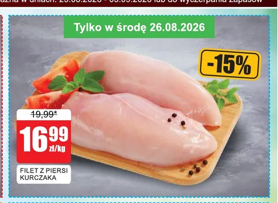 Filet z piersi kurczaka promocja w Bingo
