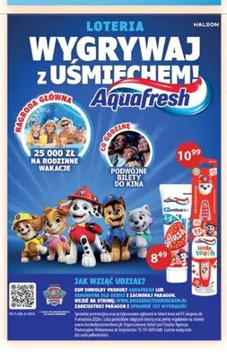 Pasta do zębów dla dzieci Aquafresh promocja w Drogerie Laboo